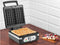 Lafe GFB-003 professionele wafelijzer voor 2 Brusselse wafels met non-stick coating - 1400W - koud blijvend handvat - regelbare thermostaat