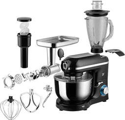 Lafe - Planetaire mixer vleesverwerker - Planetaire keukenmachine met blender en vleesmolen - MPL-001K