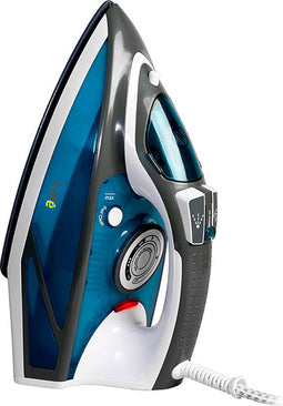 Lafe ZPH001 Stoomstrijkijzer Keramische zoolplaat 2600 W Blauw, Wit