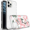 iMoshion Hoesje Geschikt voor iPhone 12 Pro / 12 Hoesje Siliconen - iMoshion Design hoesje - Roze / Transparant / Cherry Blossom