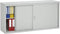 Lage schuifdeurkast 72,50x166x40 Wit met topblad Robson