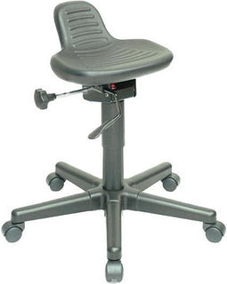 Lage werkkruk Workforce, model 412 met zachte wielen