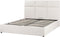 LAGORD - Tweepersoonsbed met opbergruimte - Off-white - 160 x 200 cm - Polyester