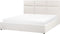LAGORD - Tweepersoonsbed met opbergruimte - Off-white - 180 x 200 cm - Polyester