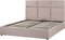 LAGORD - Tweepersoonsbed met opbergruimte - Taupe - 160 x 200 cm - Polyester