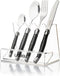 Laguiole Style de Vie Bestekset Premium Line - 24-delig - Zwart