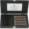 Laguiole Style de Vie Steakmessen Luxury Line - 6-delig - Zwart pakkahout