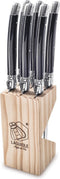 Laguiole Style de Vie Steakmessen Premium Line - 6-delig - Zwart