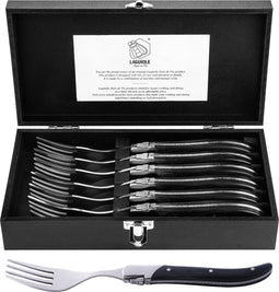 Laguiole Style de Vie Vorken Luxury Line - 6-delig - Zwart ebbenhout