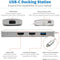 Tripp-Lite U442-DOCK12-S - USB-C Docking Station - (x2) HDMI + VGA Thunderbolt 3 PD Charging - Zilver