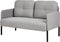 LAHTI - Tweezitsbank - Grijs - Stof