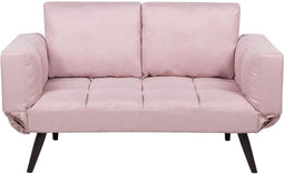 BREKKE - Slaapbank - Roze - Polyester