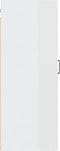 vidaXL - Hangkast - 35x34x90 - cm - bewerkt - hout - hoogglans - wit
