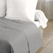 Laken - HOME LINGE PASSION - 180 x 290 cm - 1 persoon - Lichtgrijs