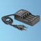 Arcas 207 02009 - Universele lader - 4 kanalen voor 4x AAA of 4x AA - Zwart