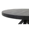 Light & Living Eettafel Ø140x78 cm MUDEN mat zwart