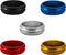 Mission Aluminium F-Lock Ring - Rood
