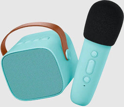 Lalarma Karaoke set - Bluetooth microfoon en luidspreker - Blauw