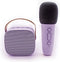 Lalarma Karaoke set - Bluetooth microfoon en luidspreker - Lila