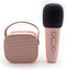 Lalarma Karaoke set - Bluetooth microfoon en luidspreker - Roze