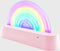 Lalarma Nachtlampje Dancing Rainbow - 18x11x4cm - Pink