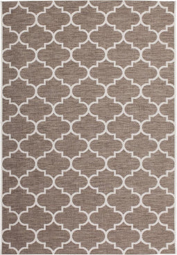 Lalee Laagpolig vloerkleed (gevlochten) - geschikt voor Indoor/Outdoor 80 x 230 Beige