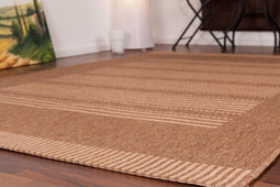Lalee Laagpolig vloerkleed in Sisal-look – gevlochten 120 x 170 Bruin