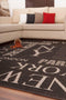 Lalee Laagpolig vloerkleed in Sisal-look – gevlochten 160 x 230 Graphit