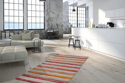 Lalee Machinaal geweven Kelim met hoogwaardige materiaalmix 120 x 170 Rood