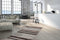 Lalee Machinaal geweven Kelim met hoogwaardige materiaalmix 120 x 170 Zwart / Wit