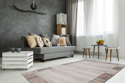 Lalee vloerkleed 200 x 290 Beige / Zilver