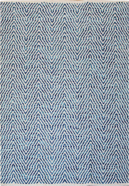 Lalee Zacht wollen vloerkleed 80 x 150 Blauw