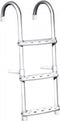 Lalizas RVS ladder - 5-treden - hoogte 136 cm