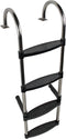 Lalizas Stainless Steel Ladder Zwart,Zilver 4 Steps