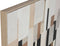 Esprit - Schilderij Abstract Stads - 100 x 4 x 140 cm - Wit Zwart (2 stuks)