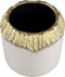 PTMD Bloempot Coira - 18x18x17 cm - Keramiek - Goud