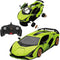 Lamborghini Sian bouwpakket - TURBO CHALLENGE - Auto met afstandsbediening - Groen - 1/18