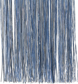 Lametta pvc l0.1b50h40 cm mist blauw kerst