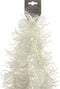 Lametta Slinger guirlande golf glans 100mmx2.7m wit