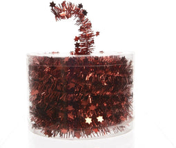 Lametta Slinger guirlande ster glans 35mmx7m kerstrood