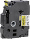 Laminated Tape for Labelling Machines Brother TZ-FX641 18 mm x 8 m Black/Yellow
