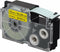 Laminated Tape for Labelling Machines Casio XR-18YW Black Yellow
