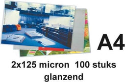 Lamineerhoes Quantore A4 2x125micron 100stuks