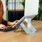 R-Go Tools Riser Flexible - Laptopstandaard - Verstelbaar in 5 standen - Aluminium Zilver