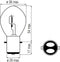 Lamp 12 Volt / 25/25 Watt BA20D