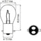 Lamp 12V-20/20W BAX15D