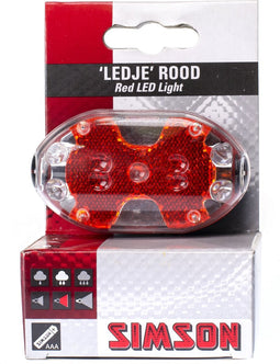 Lamp a led simson rood