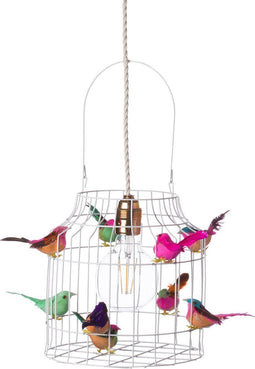 lamp kinderkamer | plafondlampen | hanglamp | babykamer lamp | 23 cm rond 42 cm h. (nog 2 andere formaten) | babykamer | hanglamp wit | plafondlamp wit | kinder plafondlamp | nachtlamp | nachtlampje baby | DUTCH DILIGHT | lamp met vogeltjes |