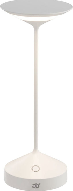 Lampa stołowa LED Broggi Tempo, biała