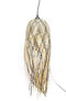Lampenkap Bamboe-Zwart/Naturel -Ø25cm